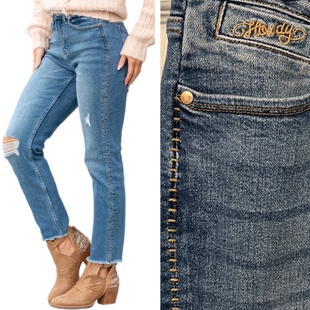 Judy Blue Howdy High Waist Boyfriend